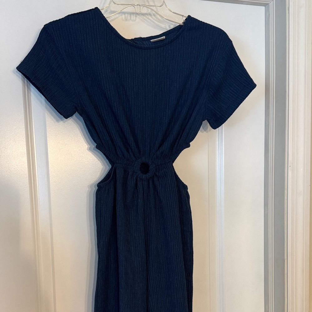 Zara Navy Blue Kids Jumpsuit
